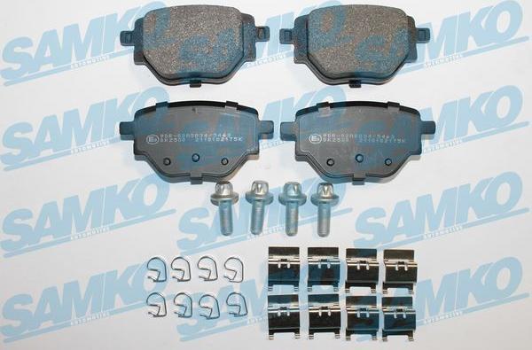 Samko 5SP2175K - Kit pastiglie freno, Freno a disco autozon.pro