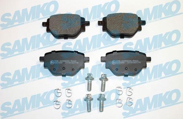 Samko 5SP2175 - Kit pastiglie freno, Freno a disco autozon.pro