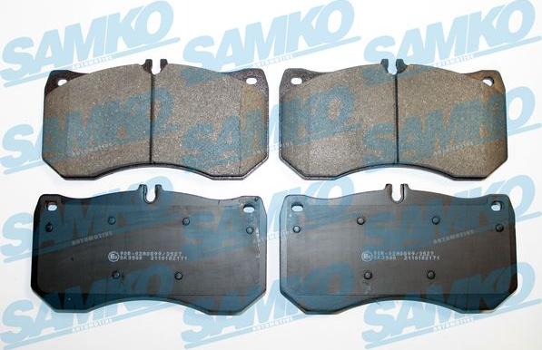 Samko 5SP2171 - Kit pastiglie freno, Freno a disco autozon.pro