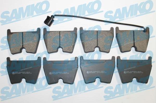 Samko 5SP2172 - Kit pastiglie freno, Freno a disco autozon.pro