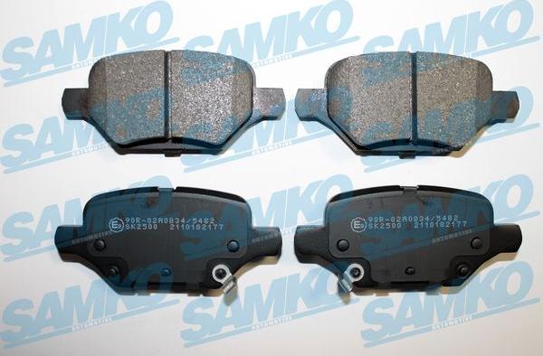 Samko 5SP2177 - Kit pastiglie freno, Freno a disco autozon.pro