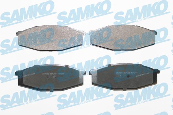 Samko 5SP289 - Kit pastiglie freno, Freno a disco autozon.pro