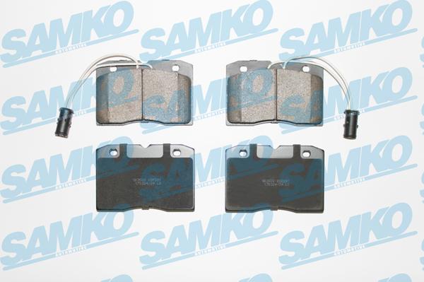 Samko 5SP281 - Kit pastiglie freno, Freno a disco autozon.pro