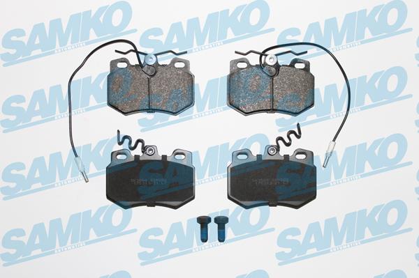 Samko 5SP282 - Kit pastiglie freno, Freno a disco autozon.pro