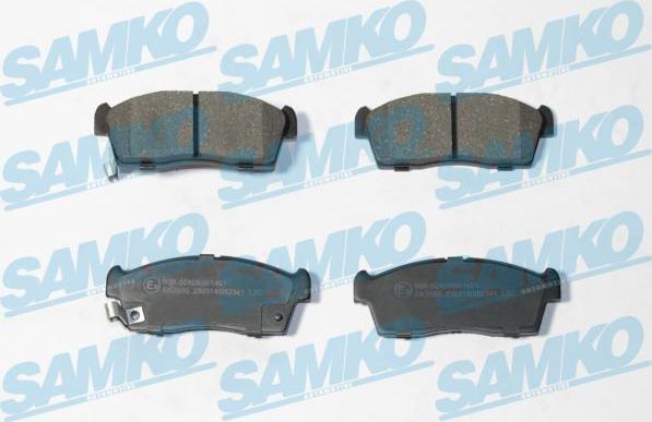 Samko 5SP2341 - Kit pastiglie freno, Freno a disco autozon.pro