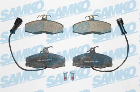 Samko 5SP235 - Kit pastiglie freno, Freno a disco autozon.pro