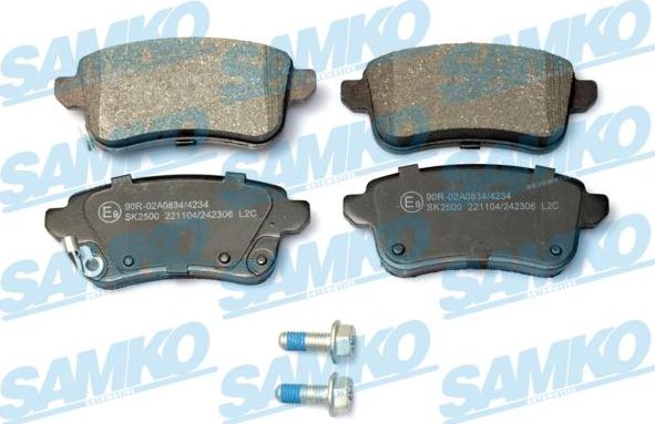 Samko 5SP2306 - Kit pastiglie freno, Freno a disco autozon.pro