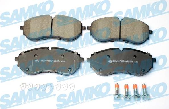 Samko 5SP2308 - Kit pastiglie freno, Freno a disco autozon.pro