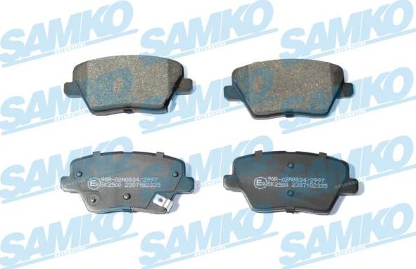 Samko 5SP2335 - Kit pastiglie freno, Freno a disco autozon.pro