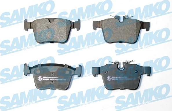 Samko 5SP2324 - Kit pastiglie freno, Freno a disco autozon.pro