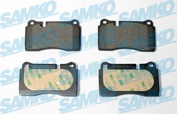 Samko 5SP2327 - Kit pastiglie freno, Freno a disco autozon.pro