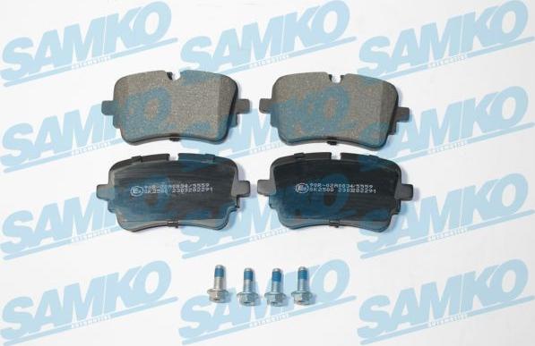 Samko 5SP2291 - Kit pastiglie freno, Freno a disco autozon.pro