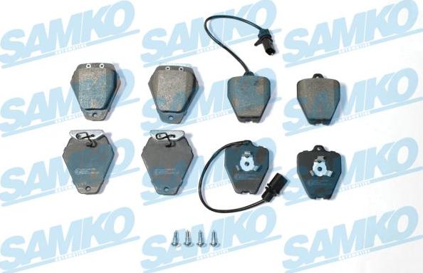 Samko 5SP2297 - Kit pastiglie freno, Freno a disco autozon.pro