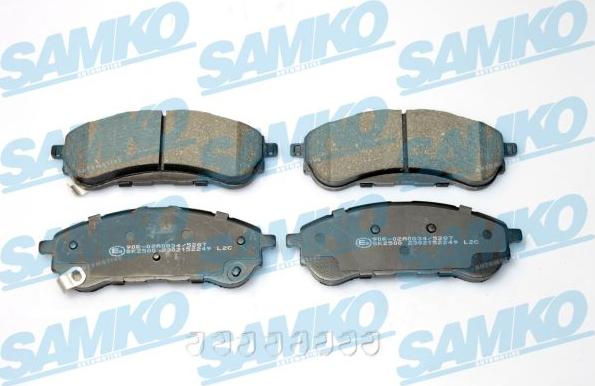 Samko 5SP2249 - Kit pastiglie freno, Freno a disco autozon.pro