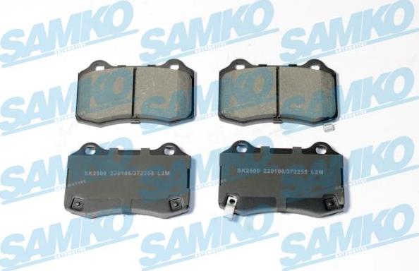 Samko 5SP2255 - Kit pastiglie freno, Freno a disco autozon.pro