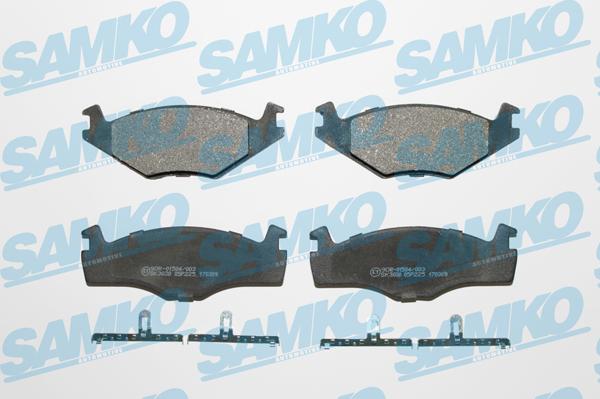 Samko 5SP225 - Kit pastiglie freno, Freno a disco autozon.pro