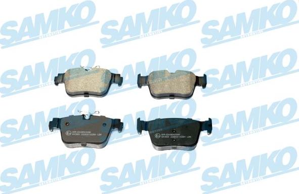 Samko 5SP2264 - Kit pastiglie freno, Freno a disco autozon.pro