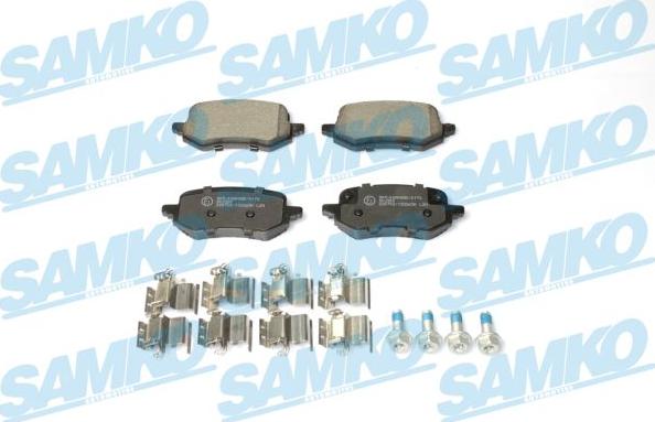 Samko 5SP2265K - Kit pastiglie freno, Freno a disco autozon.pro