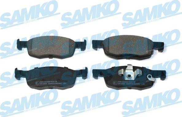 Samko 5SP2262 - Kit pastiglie freno, Freno a disco autozon.pro