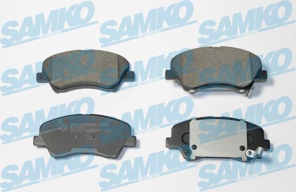 Samko 5SP2206 - Kit pastiglie freno, Freno a disco autozon.pro