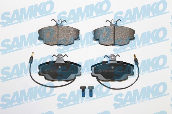 Samko 5SP220 - Kit pastiglie freno, Freno a disco autozon.pro