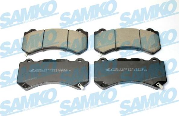 Samko 5SP2215 - Kit pastiglie freno, Freno a disco autozon.pro