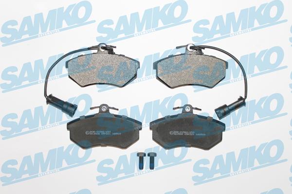 Samko 5SP221 - Kit pastiglie freno, Freno a disco autozon.pro