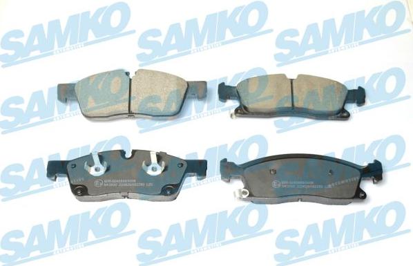 Samko 5SP2280 - Kit pastiglie freno, Freno a disco autozon.pro