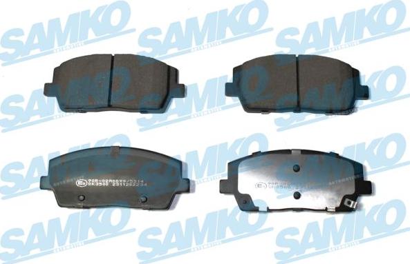 Samko 5SP2234 - Kit pastiglie freno, Freno a disco autozon.pro