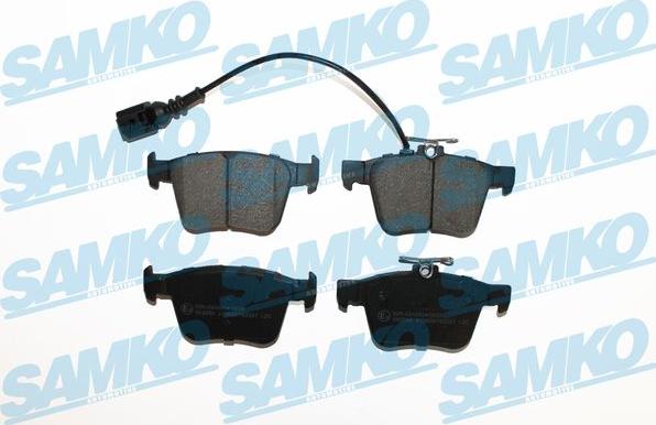 Samko 5SP2221 - Kit pastiglie freno, Freno a disco autozon.pro