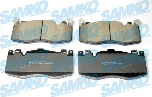 Samko 5SP2223 - Kit pastiglie freno, Freno a disco autozon.pro