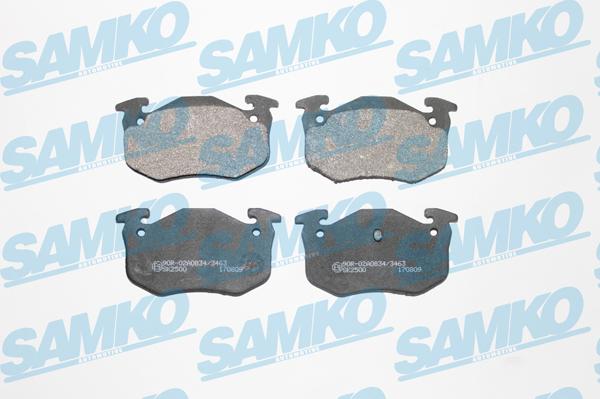 Samko 5SP275 - Kit pastiglie freno, Freno a disco autozon.pro