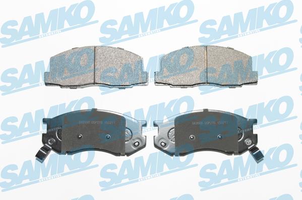 Samko 5SP270 - Kit pastiglie freno, Freno a disco autozon.pro