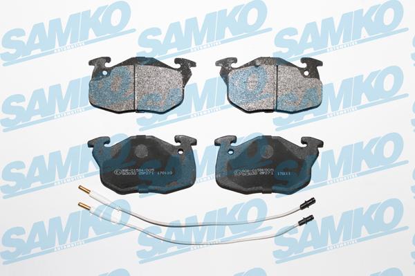 Samko 5SP271 - Kit pastiglie freno, Freno a disco autozon.pro