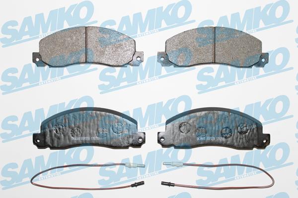 Samko 5SP278 - Kit pastiglie freno, Freno a disco autozon.pro