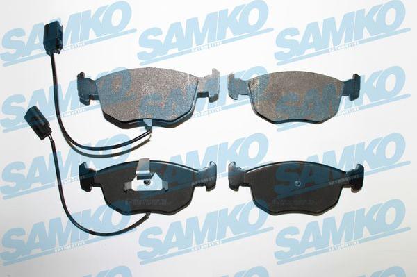 Samko 5SP745 - Kit pastiglie freno, Freno a disco autozon.pro