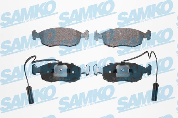 Samko 5SP755 - Kit pastiglie freno, Freno a disco autozon.pro