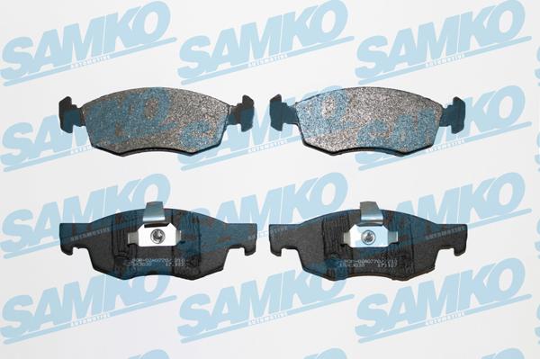 Samko 5SP756 - Kit pastiglie freno, Freno a disco autozon.pro