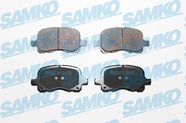 Samko 5SP768 - Kit pastiglie freno, Freno a disco autozon.pro