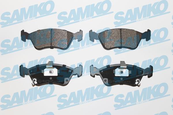 Samko 5SP709 - Kit pastiglie freno, Freno a disco autozon.pro