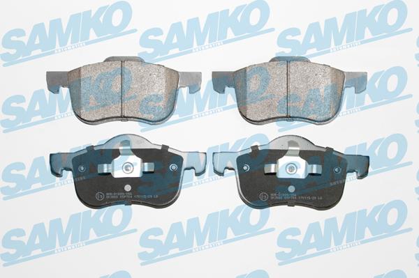 Samko 5SP704 - Kit pastiglie freno, Freno a disco autozon.pro