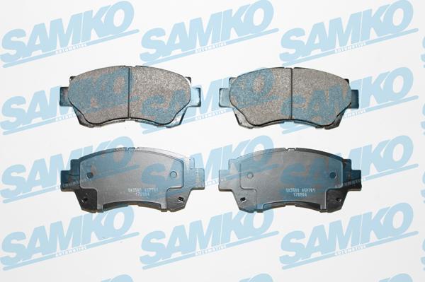 Samko 5SP701 - Kit pastiglie freno, Freno a disco autozon.pro