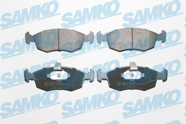 Samko 5SP785 - Kit pastiglie freno, Freno a disco autozon.pro