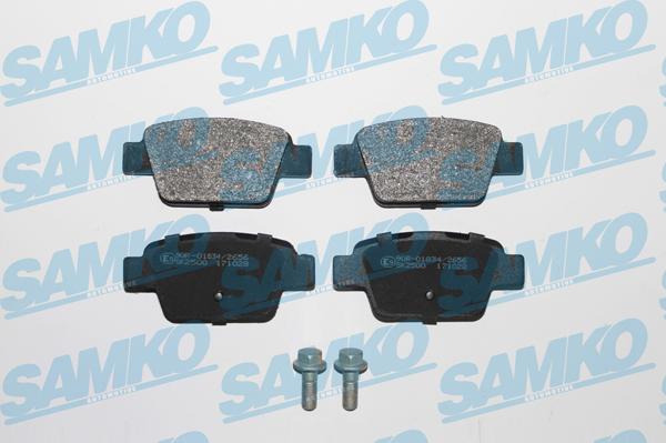 Samko 5SP780 - Kit pastiglie freno, Freno a disco autozon.pro