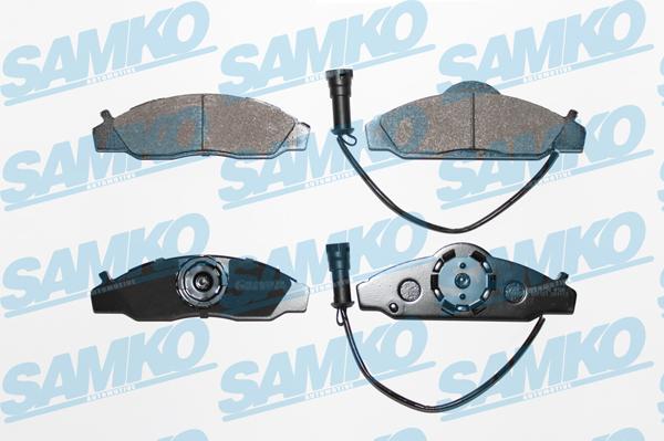 Samko 5SP721 - Kit pastiglie freno, Freno a disco autozon.pro