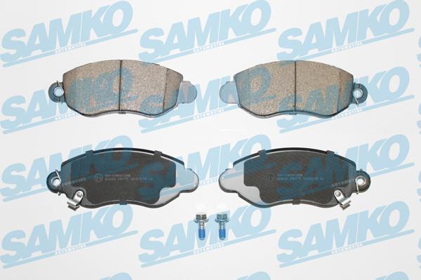 Samko 5SP775 - Kit pastiglie freno, Freno a disco autozon.pro