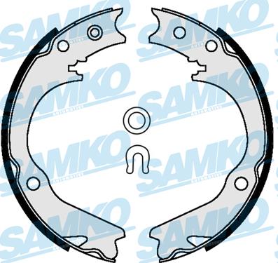 Samko 89580 - Kit ganasce freno autozon.pro