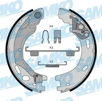 Samko 89570 - Kit ganasce freno autozon.pro