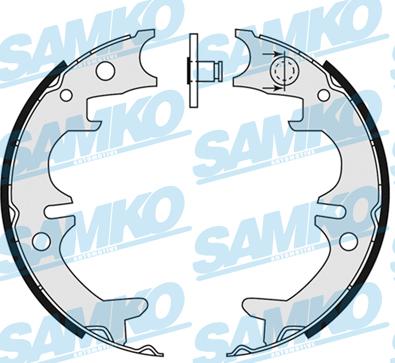 Samko 89140 - Kit ganasce freno autozon.pro