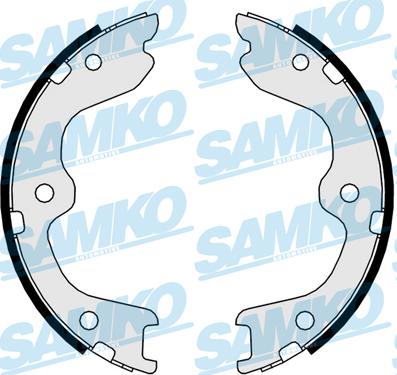 Samko 89740 - Kit ganasce freno autozon.pro